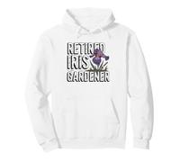 Retired Iris Gardener Finally Time Bed Retirement Pullover Hoodie
