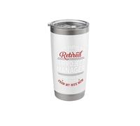 Retired IT Project Manager Taking Orders from Wife Stainless Steel Insulated Tumbler