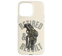 Retired Knee Replacement Patient Funny Robot Leg Recovery Case for iPhone 15 Pro Max