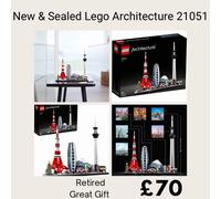 Retired LEGO ARCHITECTURE: Tokyo (21051) Factory Sealed. Great Gift. Collectable
