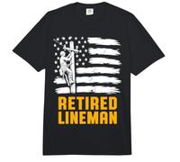 Retired Lineman Comfort Colors Adult Heavyweight T-Shirt