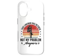 Retired Lineman Dad Men Retiring Cable Lineworker Retirement Case for iPhone 17