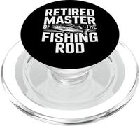 Retired Master Of The Fishing Rod Angler Retirement PopSockets PopGrip for MagSafe