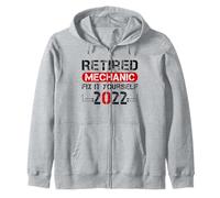 Retired Mechanic 2022 Fix It Yourself Funny Mechanic Zip Hoodie