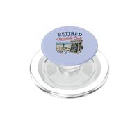 Retired Meet Me At The Seaside Café Tea Scones Sea View PopSockets PopGrip for MagSafe