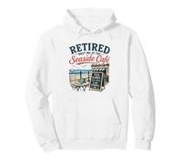 Retired Meet Me At The Seaside Café Tea Scones Sea View Pullover Hoodie
