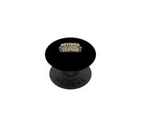 Retired Not Expired Still Crafting Leather Worker Gift PopSockets Adhesive PopGrip