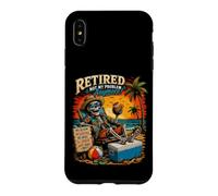 Retired Not My Problem Anymore Funny Beach Retirement Design Case for iPhone XS Max