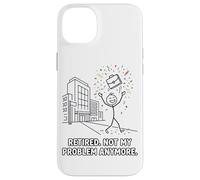 Retired Not My Problem Anymore Funny Office Case for iPhone 14 Plus