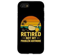 Retired Not My Problem Anymore Golf Sunset Retro Retirement Case for iPhone SE (2020) / 7/8
