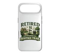 Retired Now Following The Heritage Trail Retirement Walking Case for iPhone Air