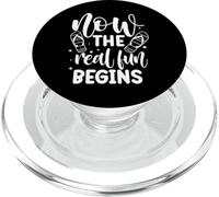 Retired Now The Real Fun Begins PopSockets PopGrip for MagSafe