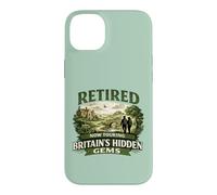 Retired Now Touring Britain's Hidden Gems Retirement Case for iPhone 14 Plus
