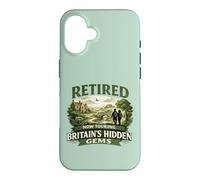 Retired Now Touring Britain's Hidden Gems Retirement Case for iPhone 16