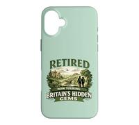 Retired Now Touring Britain's Hidden Gems Retirement Case for iPhone 16 Plus