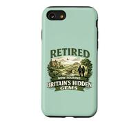 Retired Now Touring Britain's Hidden Gems Retirement Case for iPhone SE (2020) / 7/8