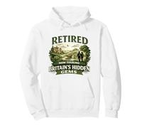 Retired Now Touring Britain's Hidden Gems Retirement Pullover Hoodie