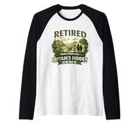 Retired Now Touring Britain's Hidden Gems Retirement Raglan Baseball Tee