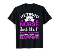 Retired Nurse For Women Funny Nursing 2025 Retirement Women T-Shirt