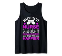 Retired Nurse For Women Funny Nursing 2025 Retirement Women Tank Top