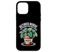 Retired Nurse Funny Gardening My Patients Now Have Leaves Case for iPhone 12 mini