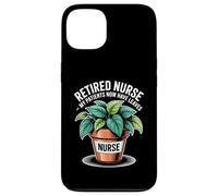 Retired Nurse Funny Gardening My Patients Now Have Leaves Case for iPhone 13
