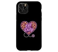 Retired OFF DUTY Camp Nurse Heart Trip Squad Nursing School Case for iPhone 11 Pro