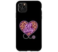 Retired OFF DUTY Camp Nurse Heart Trip Squad Nursing School Case for iPhone 11 Pro Max