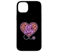 Retired OFF DUTY Camp Nurse Heart Trip Squad Nursing School Case for iPhone 14 Plus