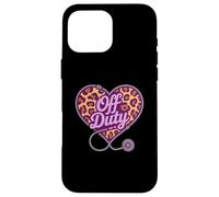 Retired OFF DUTY Camp Nurse Heart Trip Squad Nursing School Case for iPhone 16 Pro Max