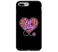Retired OFF DUTY Camp Nurse Heart Trip Squad Nursing School Case for iPhone 7 Plus/8 Plus