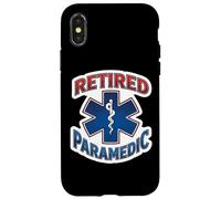 Retired Paramedic Retirement Retiring EMT Medic Veteran EMS Case for iPhone X/XS