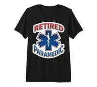 Retired Paramedic Retirement Retiring EMT Medic Veteran EMS Premium T-Shirt