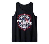 Retired Parole Officer And Proud Retirement Pension Tank Top