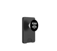 Retired Pastor Funny Theologian Religious Biblical Preacher PopSockets PopWallet for MagSafe