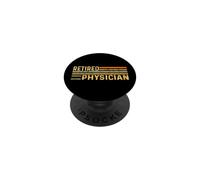 Retired Physician Distressed Retirement Retire Doctor PopSockets Adhesive PopGrip
