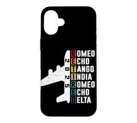 Retired Pilot 2025 Romeo Echo Tango India Romeo Echo Delta Case for iPhone 16 Plus