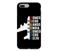 Retired Pilot 2025 Romeo Echo Tango India Romeo Echo Delta Case for iPhone 7 Plus/8 Plus