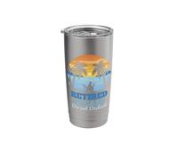 Retired Please Do Not Distrub Funny Vintage Retirement Stainless Steel Insulated Tumbler
