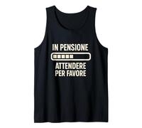 Retired Please Wait Loading Funny Retirement Humor Sarcasm Tank Top
