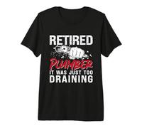Retired Plumber It was Just Master Plumbing Trade Plumber Premium T-Shirt