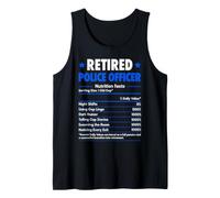 Retired Police Officer Police Retirement Cop for Life Tank Top