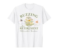 Retired Pollinator Garden Grandma Buzzing Into Retirement T-Shirt