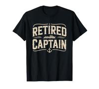 Retired Pontoon Captain Living Lake Life Dream Retirement T-Shirt