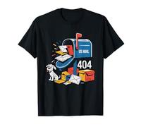 Retired Postal Worker Illustrated Humor Retirement T-Shirt