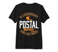 Retired Postal Worker Mailman Retirement Senior Postman Premium T-Shirt