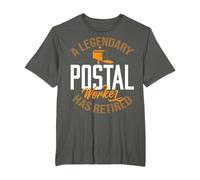 Retired Postal Worker Mailman Retirement Senior Postman T-Shirt