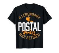 Retired Postal Worker Mailman Retirement Senior Postman T-Shirt