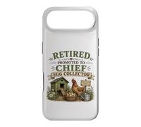 Retired Promoted To Chief Egg Collector Funny Chicken Keeper Case for iPhone Air