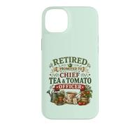 Retired Promoted To Chief Tea & Tomato Officer Retirement Case for iPhone 14 Plus